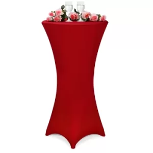 Cocktail Table Cover Red 80cm
