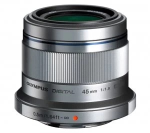 Olympus M.ZUIKO DIGITAL 45mm f-1.8 Standard Prime Lens