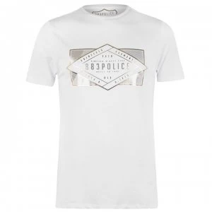 883 Police Hulle T Shirt - White