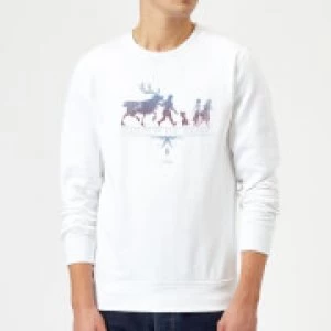 Frozen 2 Believe In The Journey Sweatshirt - White - XL