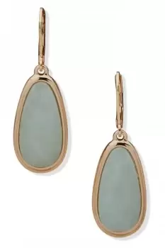 Ladies Anne Klein Jewellery PE LEVBACK DROP-GLD/AMAZ Earrings 01G00491