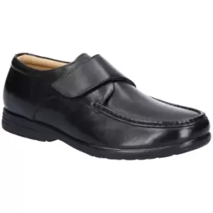 Fleet & Foster Fred Dual Fit Moccasin Male Black UK Size 15