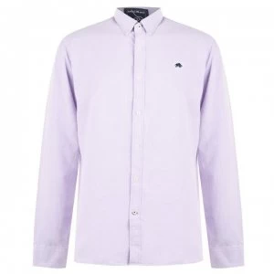 Raging Bull Raging Long Sleeve Oxford Shirt - Purple78