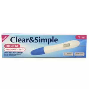 Healthpoint Clear and Simple Digital Pregnancy Test - wilko