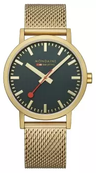 Mondaine A660.30360.60SBM Classic 40mm Gold Dial IP Watch