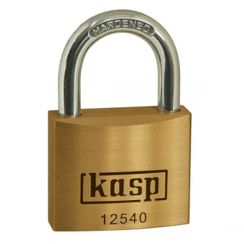 Kasp K12540D Premium Brass Padlock - 40mm