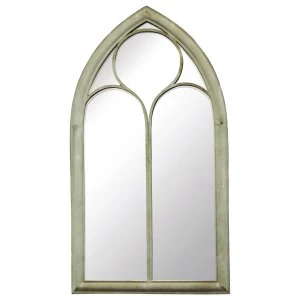 Charles Bentley Gothic Style Chapel Glass Mirror - Natural Sand