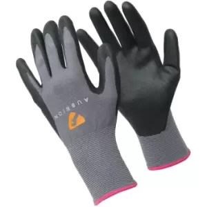 Aubrion Unisex Adult All Purpose Yard Gloves (XS) (Grey/Black) - Grey/Black