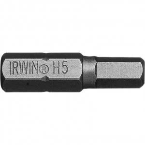 Irwin Hexagon Screwdriver Bit Hex 4mm 25mm Pack of 10