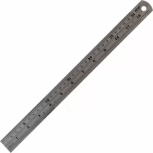 Rolson 50824 300mm Stainless Steel Ruler