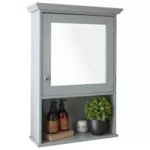 GFW Colonial Mirrored Cabinet - Grey