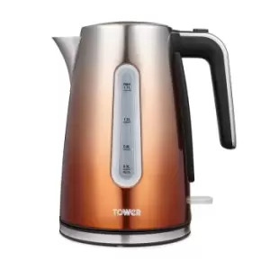 Tower Infinity Ombre 3KW 1.7L Copper Open Handle Kettle UK Plug