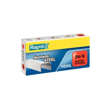 Rapid Superstrong Staples 24/6 - Outer Carton of 5