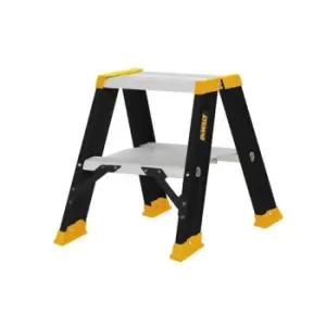 DEWALT Ladders Professional Double Stepladder, 0.50m 2 Rungs