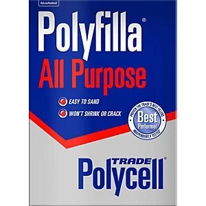 Polycell Trade Polyfilla All Purpose Powder Filler - 2kg