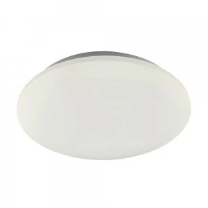 Flush Ceiling Light 48cm Round 50W LED 3000K, 3700lm, White