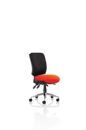 Chiro Medium Back Bespoke Colour Seat Orange No Arms