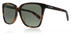 Yves Saint Laurent SL 175 Sunglasses Havana 002 56mm