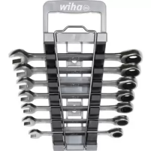 Wiha 44664 Double-ended ratcheting box wrench set 9 - 15 mm