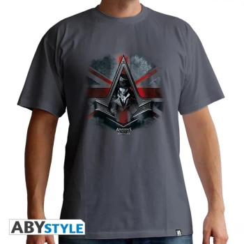 Assassins Creed - Jacob Un. Jack Mens X-Small T-Shirt - Grey