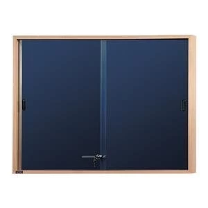 Nobo Internal Display with Wooden Frame 1000x825mm Blue Felt