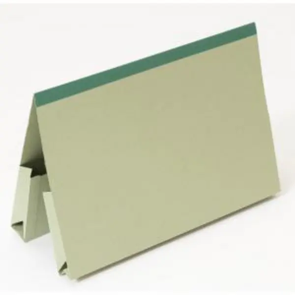 Guildhall Double Pocket Legal Wallet Manilla Foolscap 315gsm Green EXR67001EX