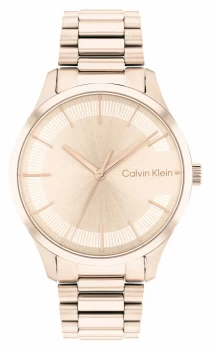 Calvin Klein 25200042 Rose Gold Dial Rose Gold Stainless Watch