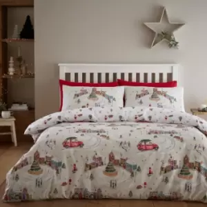 Catherine Lansfield Christmas Town Bedding Set - Double
