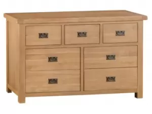 Kenmore Waverley Oak 43 Drawer Wide Chest of Drawers Assembled
