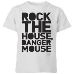 Danger Mouse Rock The House Kids T-Shirt - Grey - 3-4 Years
