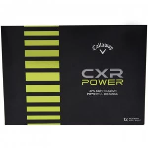 Callaway CXR Power Golf Balls 12 Pack - White