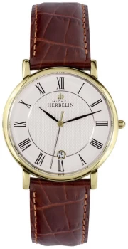 Michel Herbelin 12248/P08MA Sonates 38mm White Dial Watch