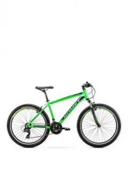 Romet Rambler R6.1 Alloy Hardtail Mountain Bike 14 Frame Black/Green