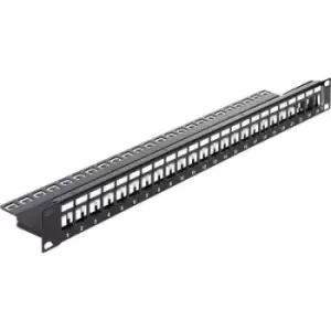 Delock 43277 24 ports Network patch panel Unequipped 1 U
