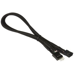 BitFenix Alchemy Internal USB Extension 30cm - sleeved Black