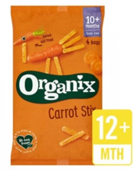 Organix Crunchy Carrot Sticks Multipack 7m+ - (18gx4)
