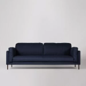 Swoon Munich House Weave 3 Seater Sofa - 3 Seater - Navy