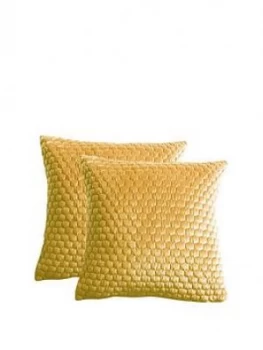 Gallery Honeycomb Cushion - Pack Of 2