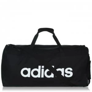 adidas Essentials Linear Duffel Bag L - Black/White