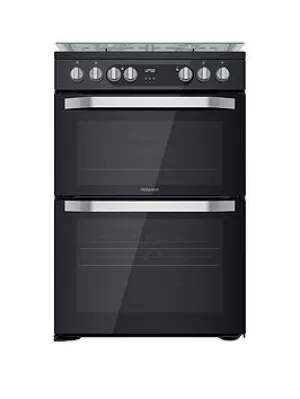 Hotpoint Amelia HDM67G9C2CB Double Oven Dual Fuel Cooker