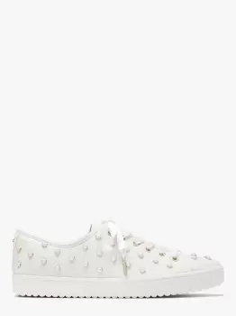 Kate Spade Match Pearls Sneakers, Parchment, 5