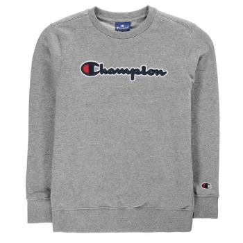 Champion Logo Crew Sweatshirt - Grey EM031