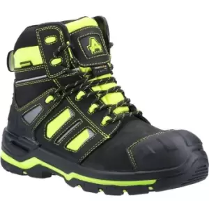 Amblers Safety - Amblers Unisex Adult Radiant Nubuck Safety Boots (10 uk) (Black/Yellow) - Black/Yellow