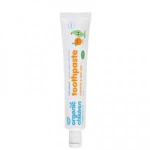 Green People Organic Children Mandarin and Aloe Vera Toothpaste With Fluoride 50ml