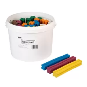 Newclay Newplast Modelling Plasticine (Bucket of 8 colours)