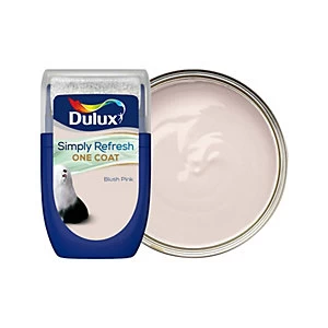Dulux Simply Refresh One Coat Blush Pink Matt Emulsion Paint 30ml