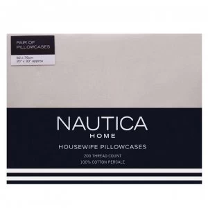 Nautica Housewife Pillowcases - Cream