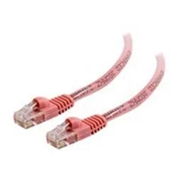 C2G 1m Cat5E 350 MHz Snagless Booted Patch Cable - Pink