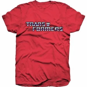 Hasbro - Transformers Decepticon Unisex XX-Large T-Shirt - Red