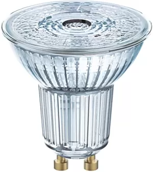 Osram 50W GU10 PAR16 LED Reflector Light Bulbs, Warm White - 10 Pack